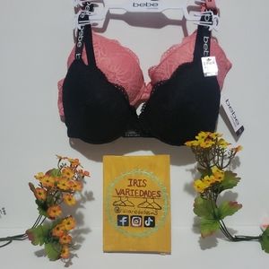 bebe Women's, 2 Pack Push-Up Bras